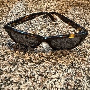 Kenzo Polarized Tortoiseshell Sunglasses - Brown Lenses